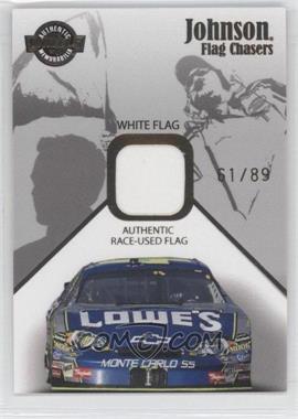 2007 Wheels High Gear - Flag Chasers - White Flag #FC 5 - Jimmie Johnson /89