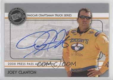 2008 Press Pass - Autographs - Silver #_JOCL - Joey Clanton