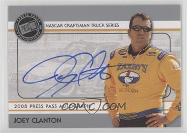 2008 Press Pass - Autographs - Silver #_JOCL - Joey Clanton