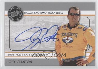 2008 Press Pass - Autographs - Silver #_JOCL - Joey Clanton