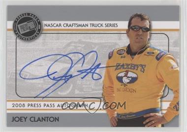 2008 Press Pass - Autographs - Silver #_JOCL - Joey Clanton