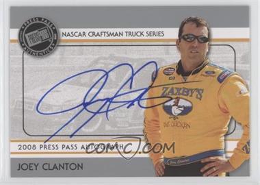 2008 Press Pass - Autographs - Silver #_JOCL - Joey Clanton