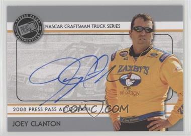 2008 Press Pass - Autographs - Silver #_JOCL - Joey Clanton