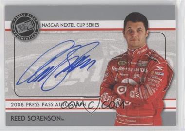 2008 Press Pass - Autographs - Silver #_RESO - Reed Sorenson