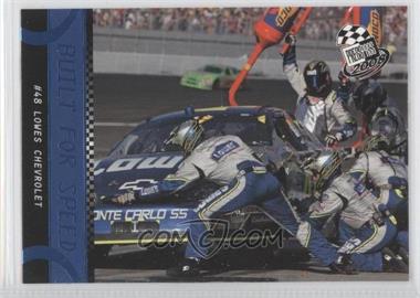 2008 Press Pass - [Base] - Blue #B68 - Built for Speed - #48 Lowes Chevrolet