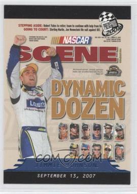 2008 Press Pass - [Base] - Blue #B81 - NASCAR Scene - Dynamic Dozen (Jimmie Johnson)