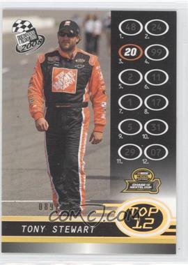 2008 Press Pass - [Base] - Holo #P109 - Top 12 - Tony Stewart /100