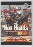 NASCAR Scene - Hot Heads (Montoya & Harvick) #/100