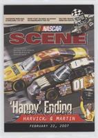 NASCAR Scene - 'Happy' Ending (Harvick & Martin) [EX to NM]