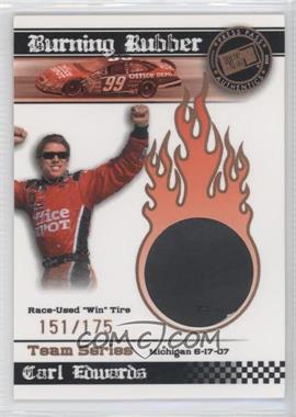 2008 Press Pass - Burning Rubber Race-Used - Tire Bronze Team Series #BRT 14 - Carl Edwards /175