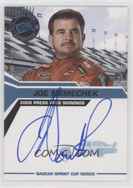 2008 Press Pass - Press Pass Signings - Blue #_JONE - Joe Nemechek /25