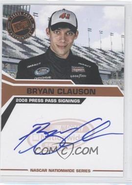 2008 Press Pass - Press Pass Signings #_BRCL - Bryan Clauson