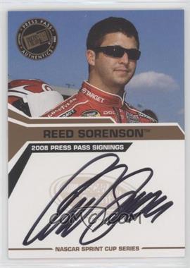 2008 Press Pass - Press Pass Signings #_RESO - Reed Sorenson