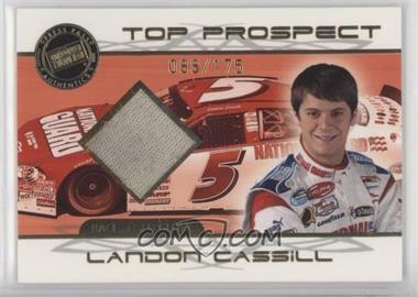 2008 Press Pass - Top Prospect Race-Used - Glove #LC-G - Landon Cassill /175
