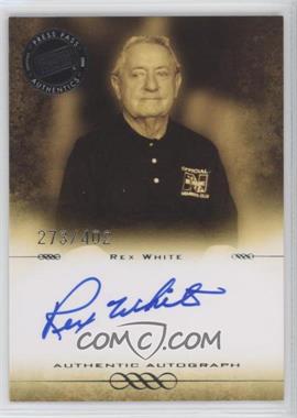 2008 Press Pass Legends - Autographs - Blue Ink #_REWH - Rex White /402