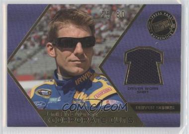 2008 Press Pass Speedway - Corporate Cuts - Driver Series Gold #CD-JM - Jamie McMurray /80