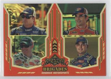 2008 Press Pass Stealth - [Base] - Gold Chrome Exclusives #67 - Brigades - Jimmie Johnson, Jeff Gordon, Dale Earnhardt Jr., Casey Mears /99