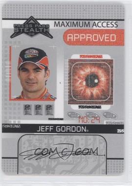 2008 Press Pass Stealth - Maximum Access #MA 10 - Jeff Gordon