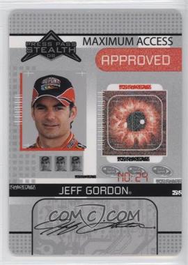 2008 Press Pass Stealth - Maximum Access #MA 10 - Jeff Gordon