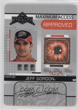 2008 Press Pass Stealth - Maximum Access #MA 10 - Jeff Gordon