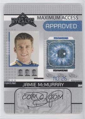 2008 Press Pass Stealth - Maximum Access #MA 18 - Jamie McMurray
