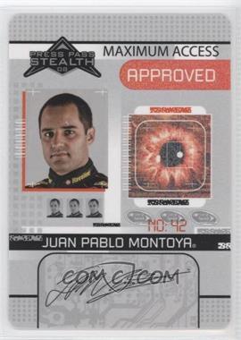 2008 Press Pass Stealth - Maximum Access #MA 20 - Juan Pablo Montoya