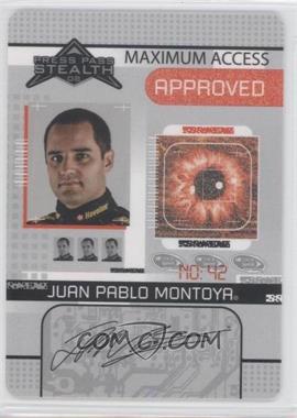 2008 Press Pass Stealth - Maximum Access #MA 20 - Juan Pablo Montoya