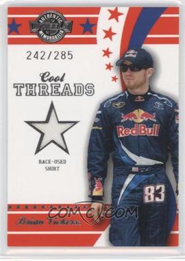 2008 Wheels American Thunder - Cool Threads #CT 4 - Brian Vickers /285