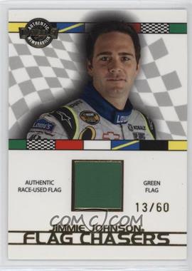 2008 Wheels High Gear - Flag Chasers - Green #FC 6 - Jimmie Johnson /60