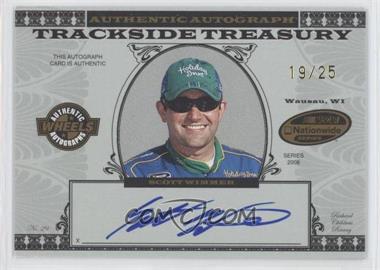 2008 Wheels High Gear - Trackside Treasury Autographs - Gold #SW - Scott Wimmer /25