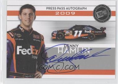 2009 Press Pass - Autographs - Silver #_DEHA - Denny Hamlin