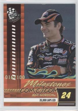 2009 Press Pass - [Base] - Holo #215 - Milestones - Jeff Gordon /100