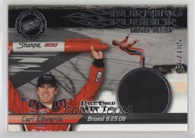 2009 Press Pass - Burning Rubber Race-Used Tire - Silver Driver Series #BRD24 - Carl Edwards /185