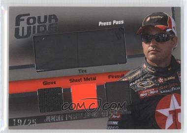 2009 Press Pass - Four Wide Memorabilia #FW-JM - Juan Pablo Montoya /25