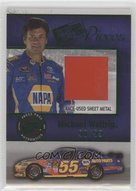 2009 Press Pass - Pieces Materials - Green #PP-MW - Michael Waltrip /99