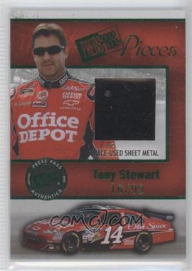 2009 Press Pass - Pieces Materials - Green #PP-TS - Tony Stewart /99