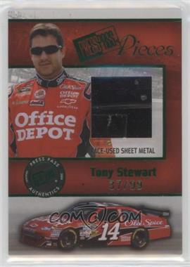 2009 Press Pass - Pieces Materials - Green #PP-TS - Tony Stewart /99