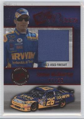 2009 Press Pass - Pieces Materials - Red #PP-JM.1 - Jamie McMurray /25