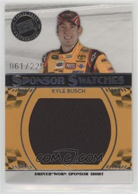 2009 Press Pass - Sponsor Swatches #SS-KB - Kyle Busch /225