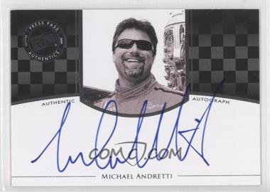 2009 Press Pass Legends - Autographs - Silver #_MIAN - Michael Andretti