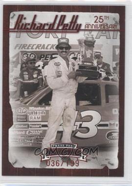 2009 Press Pass Legends - [Base] - Red #66 - 25th Anniversary - Richard Petty /199