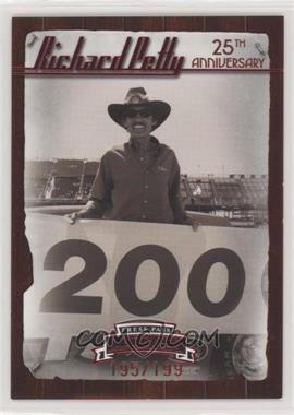 2009 Press Pass Legends - [Base] - Red #67 - 25th Anniversary - Richard Petty /199 [EX to NM]