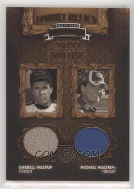 2009 Press Pass Legends - Family Relics - Bronze #FR-Wa1 - Darrell Waltrip, Michael Waltrip /99 [EX to NM]