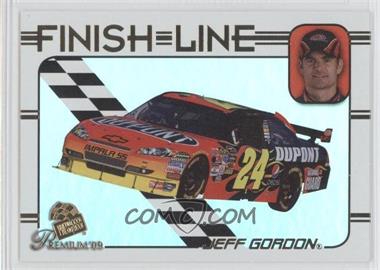 2009 Press Pass Premium - [Base] - Gold #81 - Finish Line - Jeff Gordon