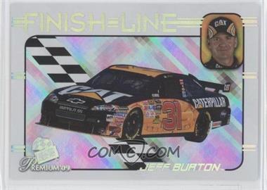 2009 Press Pass Premium - [Base] #86 - Finish Line - Jeff Burton