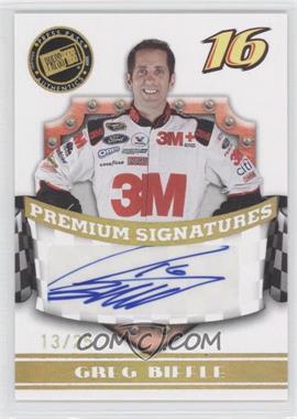 2009 Press Pass Premium - Premium Signatures - Gold #_GRBI - Greg Biffle /25