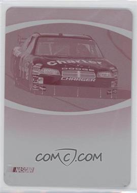 2009 Press Pass Showcase - [Base] - Printing Plate Magenta Back #17 - A.J. Allmendinger /1