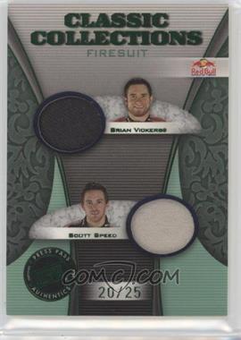 2009 Press Pass Showcase - Classic Collections - Firesuit #CCF-6 - Brian Vickers, Scott Speed /25