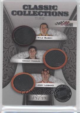 2009 Press Pass Showcase - Classic Collections - Tires #CCT-5 - Joey Logano, Kyle Busch, Denny Hamlin /99