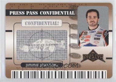 2009 Press Pass Stealth - Confidential - Classified Bronze #PC 11 - Jimmie Johnson